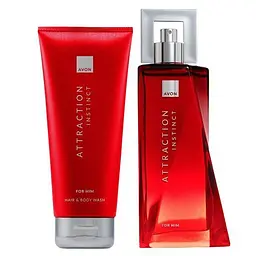 Набір "Attraction Instinct для Нього" (edt/75ml + sh/gel/200ml) (494693392) - мініатюра 1