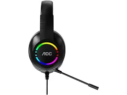 Навушники з мікрофоном AOC ACG2510BK RGB Black - мініатюра 7