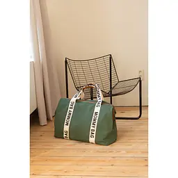 Сумка Childhome Mommy bag Signature - Canvas Green, зелена (CWMBBSCGR) - мініатюра 11