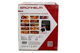 Мультипіч Grunhelm GAF5000 приготування без олії  5 л 1500 Вт Чорний - мініатюра 6