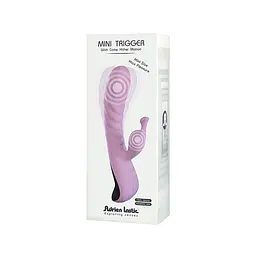 Вібратор Adrien Lastic Mini Trigger з масажними рухами стовбура - мініатюра 6