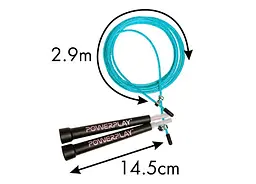 Швидкісна скакалка PowerPlay 3 м fit0007837 - мініатюра 3