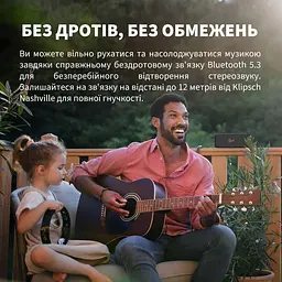 Портативна акустика Klipsch Portable Speaker Nasville Black (1071975) - мініатюра 10