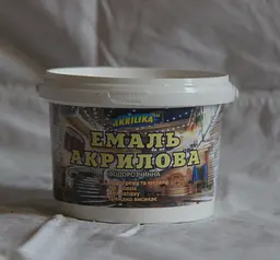 Емаль акрилова водорозчинна Akrilika 0.8 кг - мініатюра 2