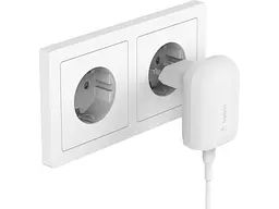 Мережевий зарядний пристрій Belkin Home Charger 30 W PD PPS USB-C - Lightning (WCA005VF1MWH-B5) - мініатюра 4