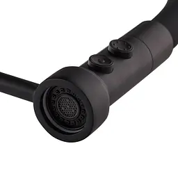 Змішувач для кухні Mixxus Premium Summer 017 Black з гнучким виливом MI6961 Чорний матовий - мініатюра 5