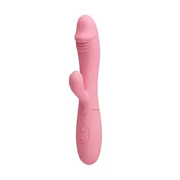 Вібратор-кролик Pretty Love Snappy Flesh 19.5х3.2 см рожевий - мініатюра 3
