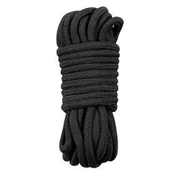Мотузка - Fetish Bondage Rope Black, 10 м - мініатюра 2