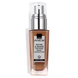 Тональний крем для обличчя Avon Anew з протинолом «Досконалість та оновлення» 120N Парцеляновий 30 мл (158511242)