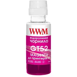 Чорнило WWM HP GT52 100г Magenta, для Ink Tank 115/315/319 (H52M)