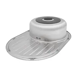 Кухонна мийка Kroner KRP Satin-7750 (0,8 мм) CV022788, Satin - мініатюра 5