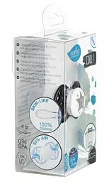 Силіконова симетрична пустушка Nuvita Air55 Cool Baby Star, 0+ міс., чорний (NV7065IB) - мініатюра 3