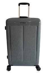 Валіза середня Worldline Airtex 292 поліпропілен M Сірий