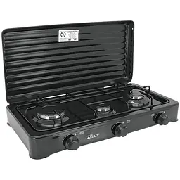 Плита газова Zilan ZLN0032 3 конфорки Black