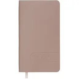 Щотижневик датований Buromax Light Morandi 2026 85 x 153 мм штучна шкіра какао (BM.2898-40)