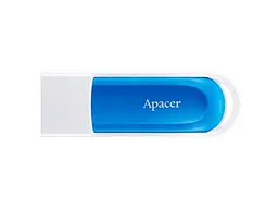 USB флеш накопичувач Apacer 64 GB AH23A USB 2.0 White/Blue (AP64GAH23AW-1)