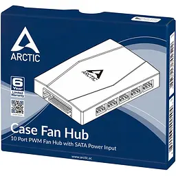 Хаб для вентиляторів Arctic Case Fan Hub 10 Port with SATA Power (ACFAN00175A) - мініатюра 8