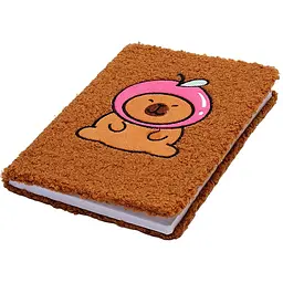 Блокнот А5 ZiBi Capybara 10 Kids Line плюшевий клітинка 80 аркушів (ZB.700024) - мініатюра 8