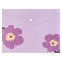 Папка-конверт "Axent" №1496-39-А A5+ Lavender-4 на кнопці