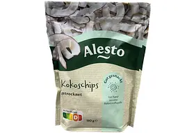 Кокосові чіпси Alesto сушені 110 г (4335619171527)