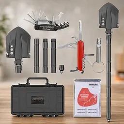 Многофункциональная лопата BL-XD14-26G / Металлическая многофункциональная лопата - миниатюра 1