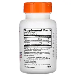 Лютеїн Doctor's Best Lutein 20 мг 60 капсул - мініатюра 2
