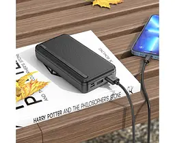 Портативний акумулятор Hoco 20000 mAh J91A зовнішній чорний - мініатюра 3