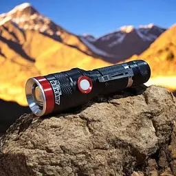 Ліхтар ручний Arexes BL736T6, металевий корпус, оптичний зум, акумуляторний - мініатюра 2