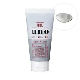 Гель Uno FineToday Hot Clear Gel для глибокого очищення з термоефектом для чоловічої шкіри 120 г - мініатюра 3