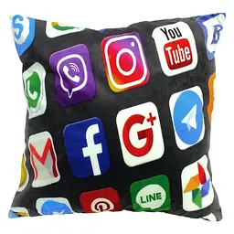 Наволочка Social media - мініатюра 1