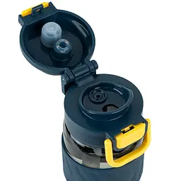 Пляшечка для води Kite 800 мл сіро-жовта (K25-1234-1) - мініатюра 4