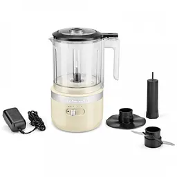 Кухонний мінікомбайн KitchenAid 5KFCB519EAC 1.3 л бездротовий кремовий - мініатюра 3