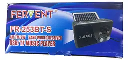 Портативний радіоприймач FERVENT FR-251BT-S – Bluetooth FM/AM/SW USB/TF акумуляторний - мініатюра 4