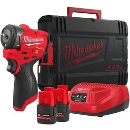 Гайковерт акумуляторний безщітковий 1/4'' MILWAUKEE, M12 FSCIWF14-252X, 136Нм, з кільцем