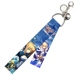 Брелок тканинний Доля: Ніч сутички Сейбер Fate stay night Saber 10 см