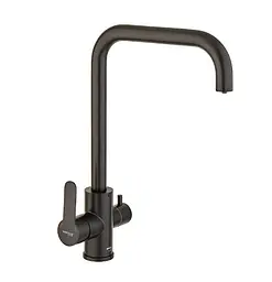 Змішувач для кухні Mixxus DAX-021-G Black з виходом для питнох води (MI6078) - мініатюра 3