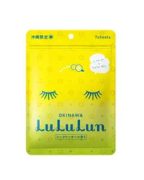 LULULUN Face Mask Citrus Depressa тонизирующая маска с маслом цитруса и маракуйи, 7 шт
