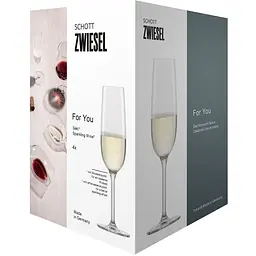 Набір келихів для ігристого вина Schott Zwiesel For You 210 мл 4 шт. (121872) - мініатюра 3