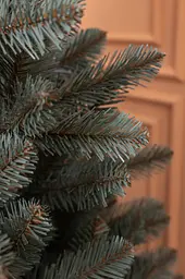Новорічна штучна ялинка 1 м блакитна Різдвяна ніч реалістична Преміум LUGI SOK-22-1 - мініатюра 3