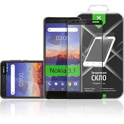 Скло захисне Vinga для Nokia 3.1 Black (VTPGS-N31B) - мініатюра 3