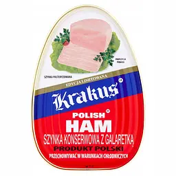 Шинка Krakus Pilish Ham Szynka Konserwowa z Galaretka 455 г