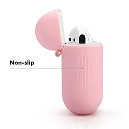 Чохол для бездротових навушників чохол для Airpods 1/2 Рожевий чохол для еїрс чохол на аірпідс - мініатюра 7