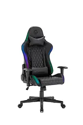 Крісло геймерське GamePro Hero RGB Black (GC-700-Black) - мініатюра 2