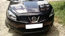 Дефлектор капота мухобійка Nissan Qashqai 2007-2009 Євро Кріплення Доресталінг Voron Glass - мініатюра 2