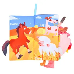 Розвиваюча книжка-шуршалка 668-230(Farm) англійські слова - мініатюра 2