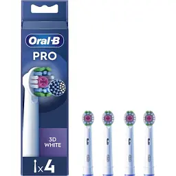 Насадки для електричної зубної щітки Oral-B Pro 3D White 4 шт.