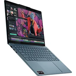 Ноутбук LENOVO Yoga Slim 7 14AKP10, AMD Ryzen AI 7 350 до 5GHz, 14" WUXGA , 16GB, SSD 1TB, AMD Radeon 860M, Windows 11 Home - мініатюра 6