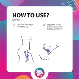 Вібратор-кролик із вагінальним відростком Good Vibes Only - Tess Rabbit Vibrator with G-Spot Stimulator - мініатюра 10