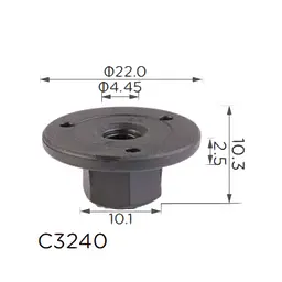 Гайки Bmw, Mercedes, Volkswagen, Audi, Seat, Skoda, Ford (07-14-7-169-847, 07147169847, 20037) (C3240) - мініатюра 2