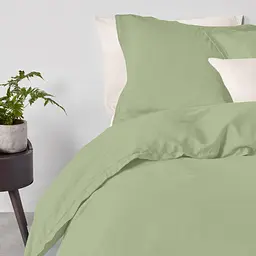Комплект постільної білизни Cosas Olive CS2 Двоспальний оливка (Ranfors_Olive_El160-Olive_180) - мініатюра 2